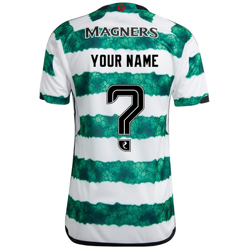 Hombre Camiseta Su Nombre #0 Verde 1ª Equipación 2023/24 La Camisa Argentina