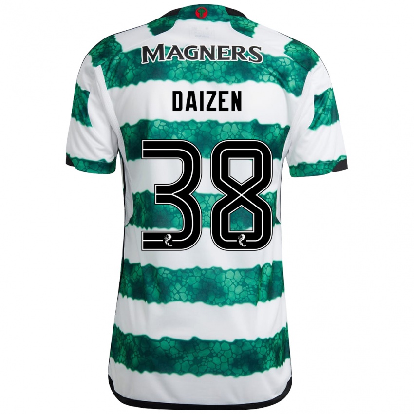 Hombre Camiseta Daizen Maeda #38 Verde 1ª Equipación 2023/24 La Camisa Argentina