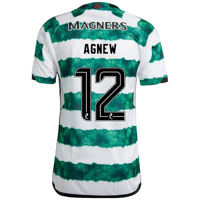 Hombre Camiseta Murphy Agnew #12 Verde 1ª Equipación 2023/24 La Camisa Argentina