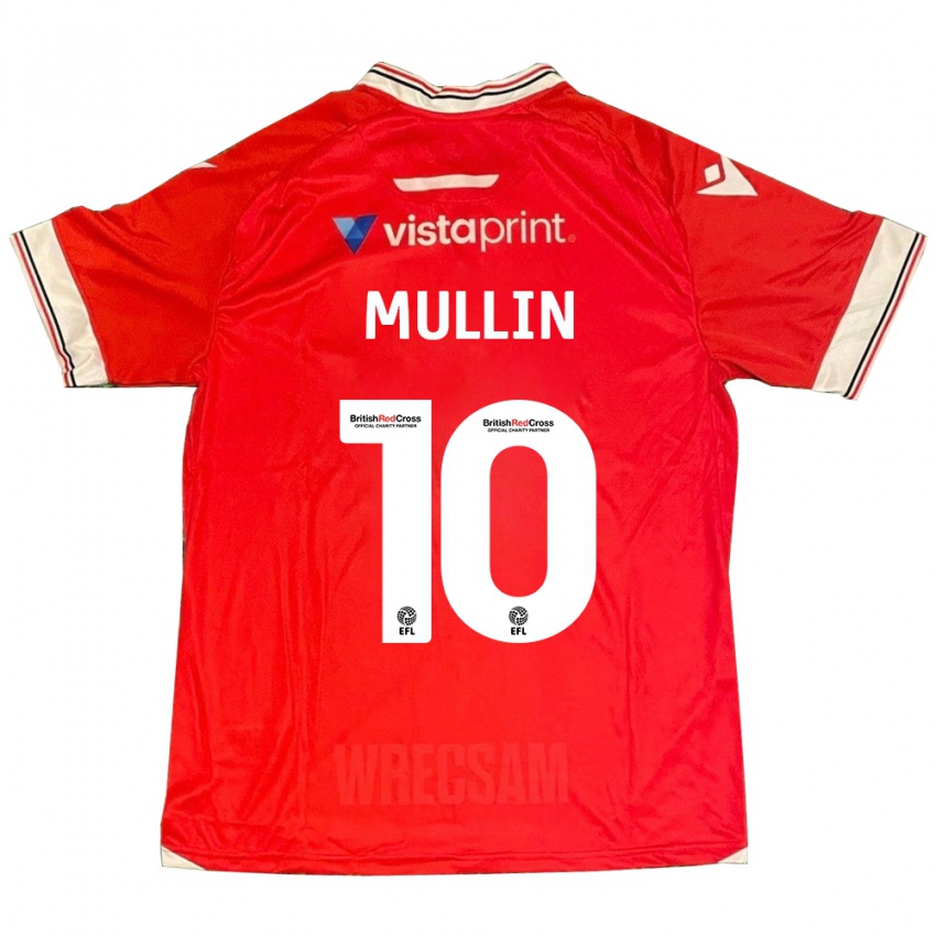 Hombre Camiseta Paul Mullin #10 Rojo 1ª Equipación 2023/24 La Camisa Argentina