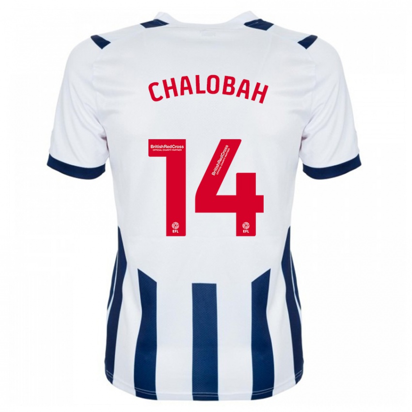 Hombre Camiseta Nathaniel Chalobah #14 Blanco 1ª Equipación 2023/24 La Camisa Argentina