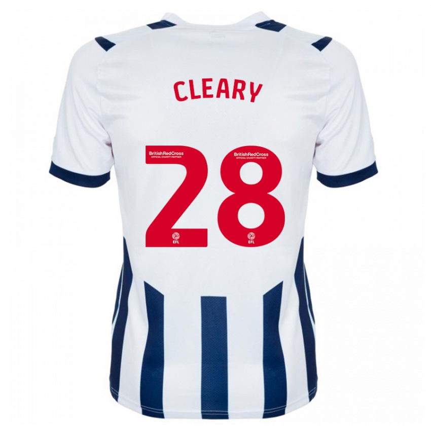 Hombre Camiseta Reyes Cleary #28 Blanco 1ª Equipación 2023/24 La Camisa Argentina