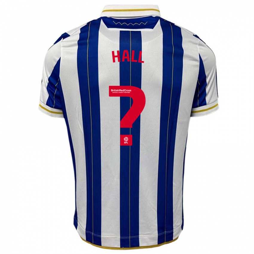 Hombre Camiseta Jack Hall #0 Azul Blanco 1ª Equipación 2023/24 La Camisa Argentina