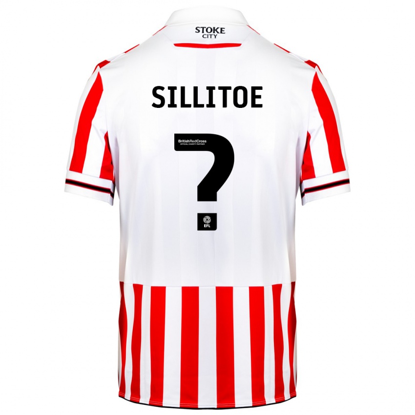 Hombre Camiseta Casey Sillitoe #0 Rojo Blanco 1ª Equipación 2023/24 La Camisa Argentina