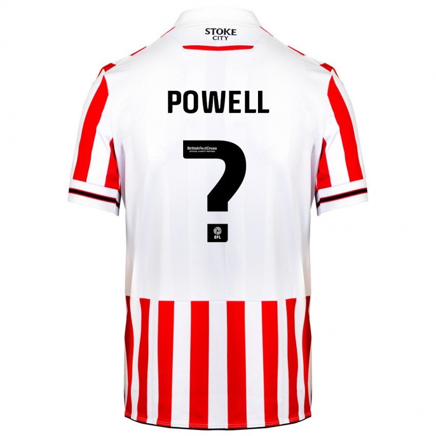 Hombre Camiseta Owen Powell #0 Rojo Blanco 1ª Equipación 2023/24 La Camisa Argentina