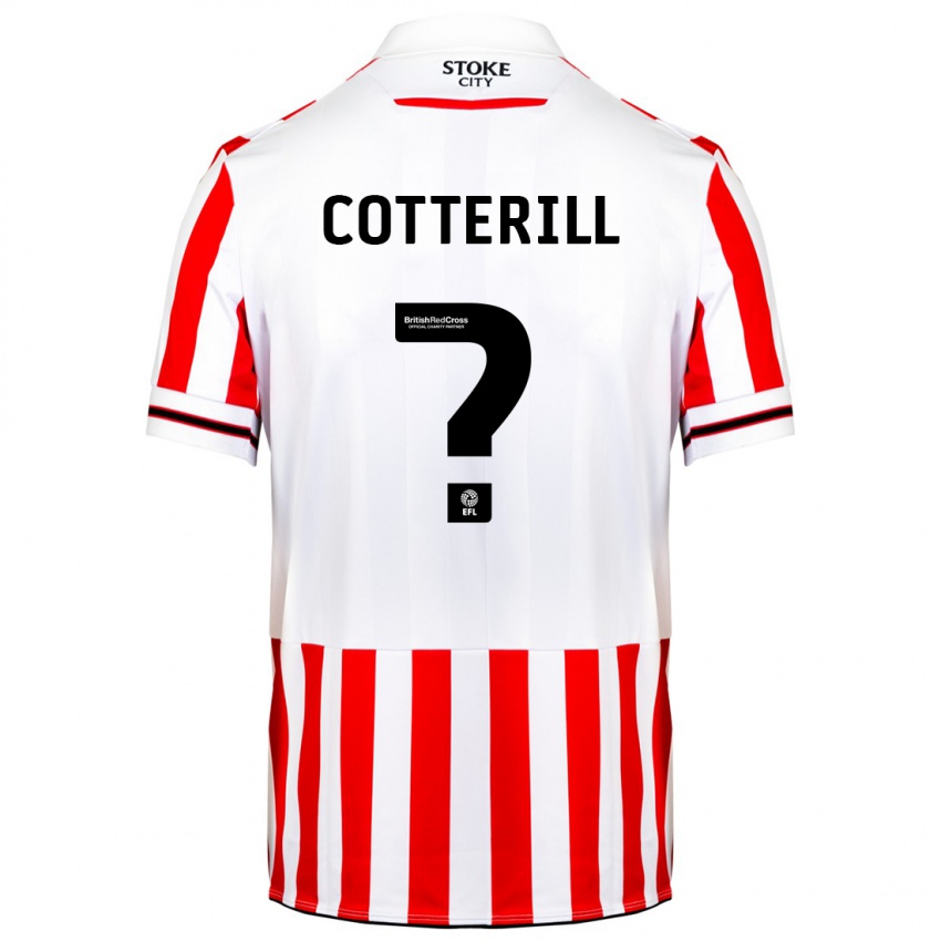 Hombre Camiseta Alex Cotterill #0 Rojo Blanco 1ª Equipación 2023/24 La Camisa Argentina