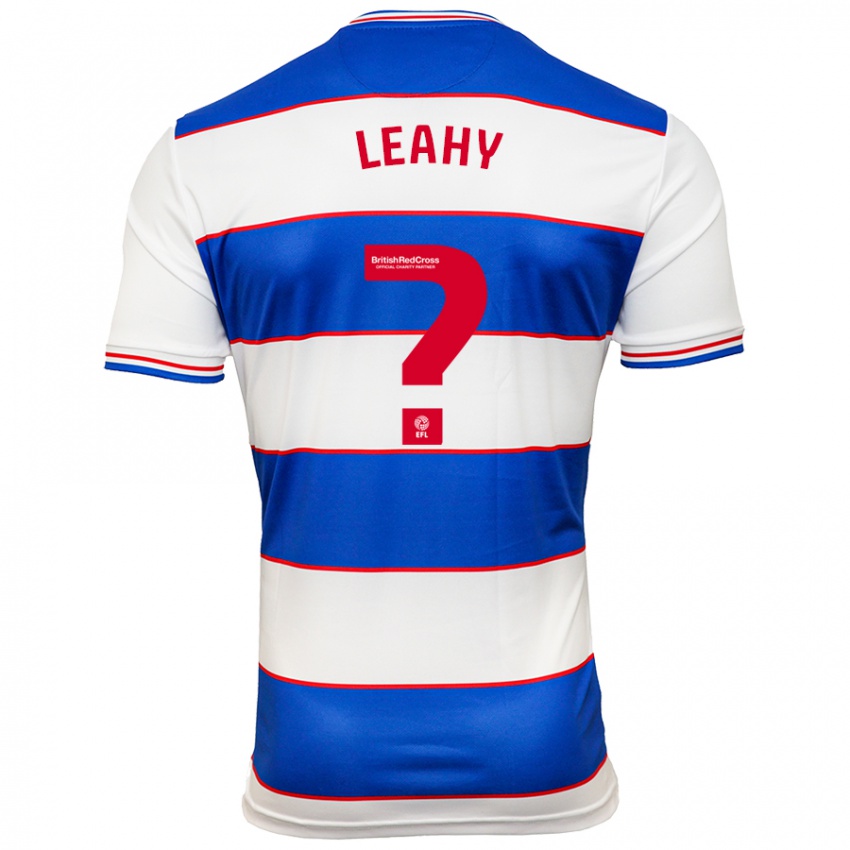 Hombre Camiseta Jake Leahy #0 Blanco Azul 1ª Equipación 2023/24 La Camisa Argentina