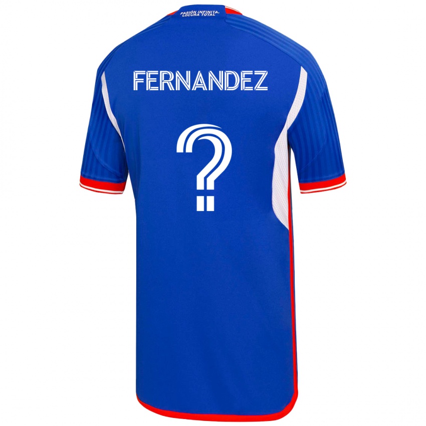 Hombre Camiseta Enzo Fernández #0 Azul 1ª Equipación 2023/24 La Camisa Argentina