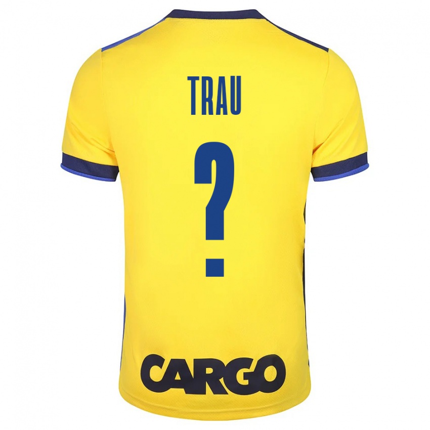 Hombre Camiseta Idan Trau #0 Amarillo 1ª Equipación 2023/24 La Camisa Argentina