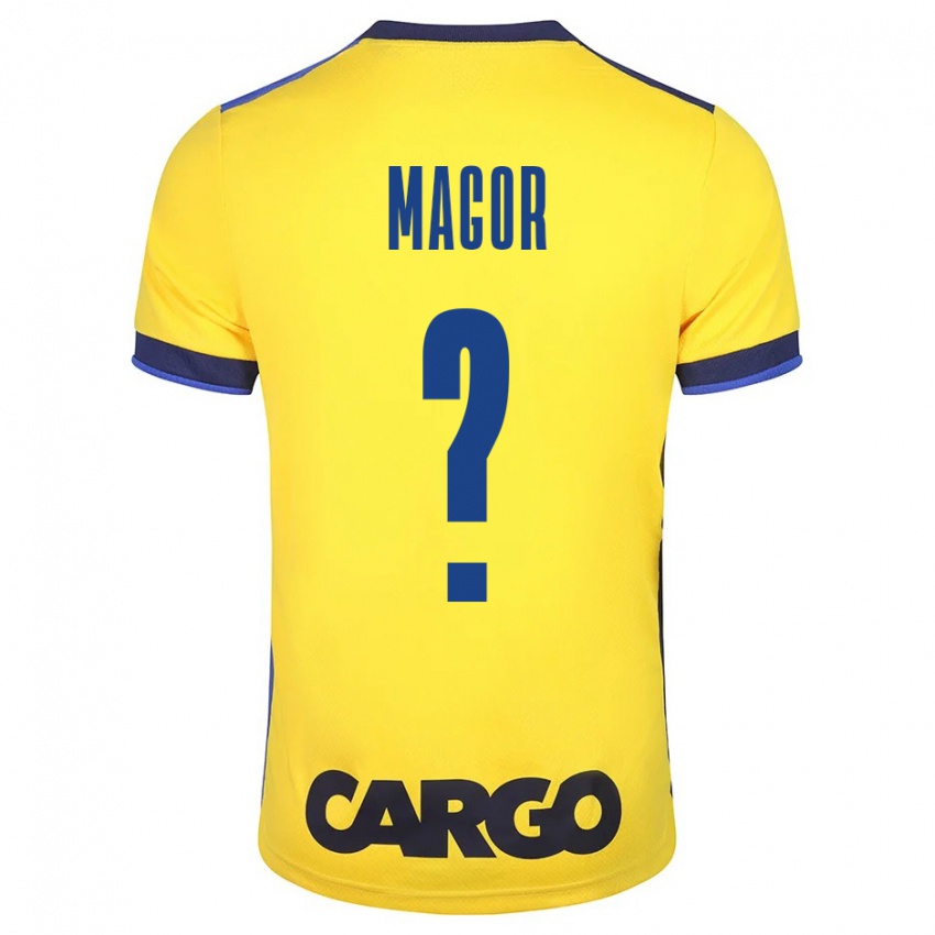 Hombre Camiseta Roee Magor #0 Amarillo 1ª Equipación 2023/24 La Camisa Argentina