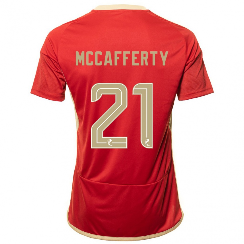 Hombre Camiseta Eirinn Mccafferty #21 Rojo 1ª Equipación 2023/24 La Camisa Argentina