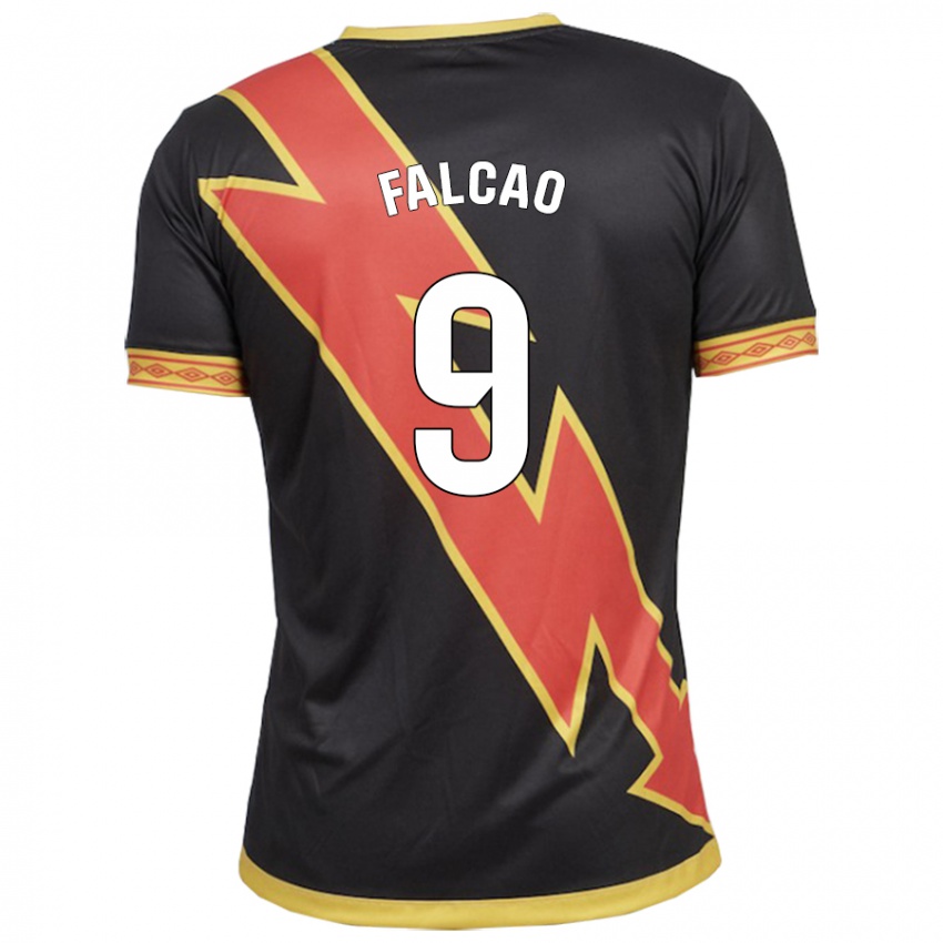 Hombre Camiseta Radamel Falcao #9 Negro 2ª Equipación 2023/24 La Camisa Argentina