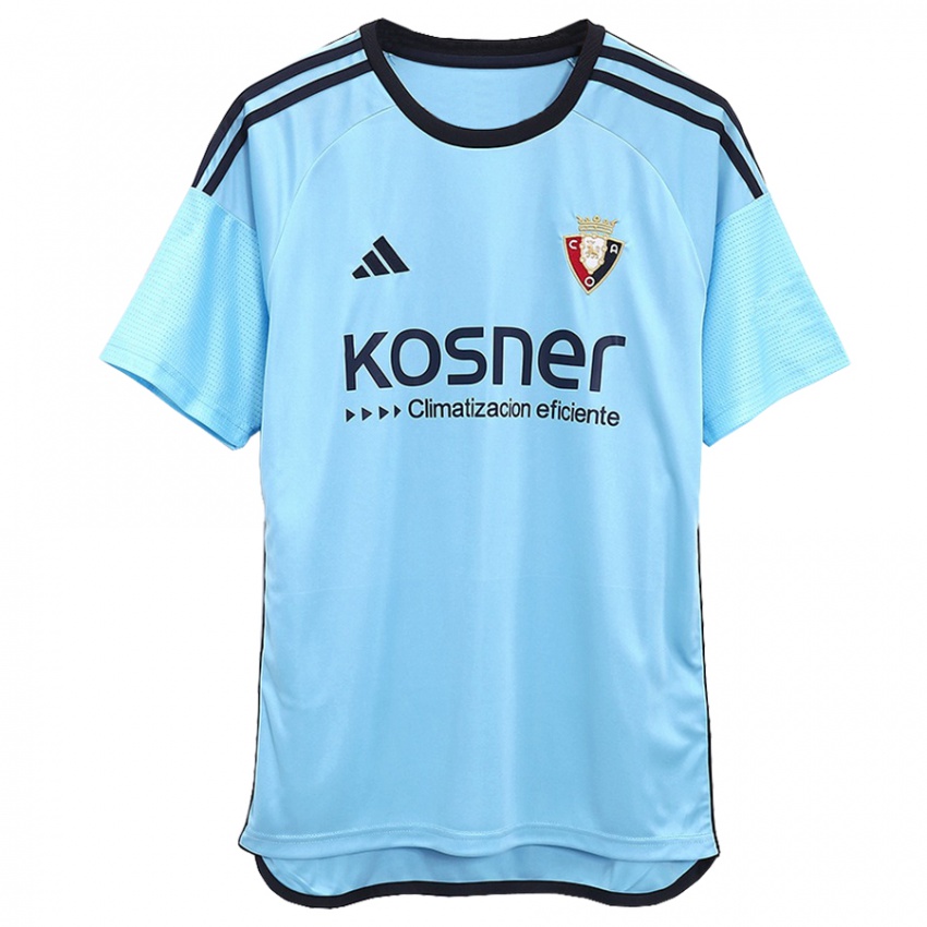 Hombre Camiseta Johan Mojica #22 Azul 2ª Equipación 2023/24 La Camisa Argentina