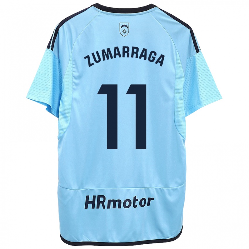 Hombre Camiseta Aitana Zumárraga Garde #11 Azul 2ª Equipación 2023/24 La Camisa Argentina