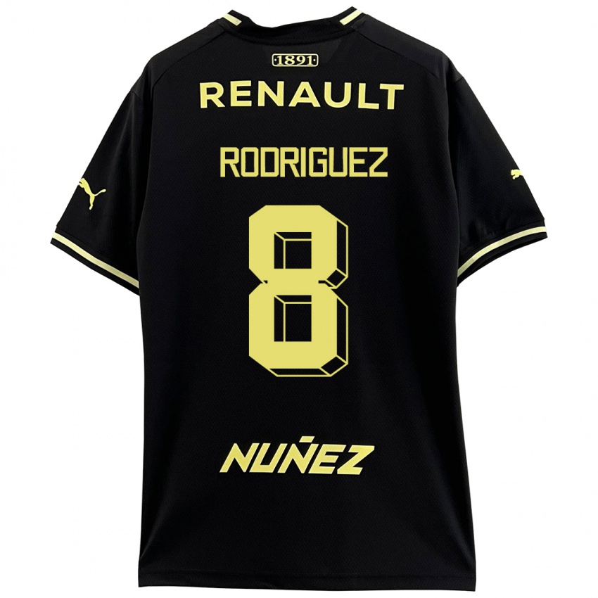 Hombre Camiseta Sebastián Rodríguez #8 Negro 2ª Equipación 2023/24 La Camisa Argentina