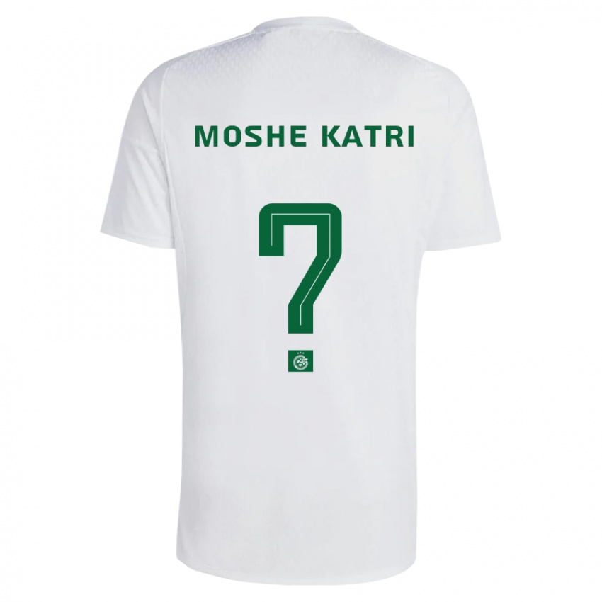 Hombre Camiseta Roy Moshe Katri #0 Verde Azul 2ª Equipación 2023/24 La Camisa Argentina