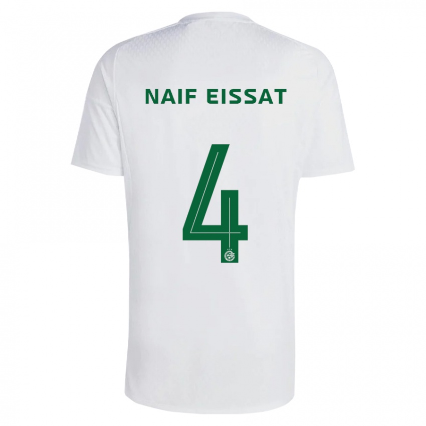 Hombre Camiseta Lisav Naif Eissat #4 Verde Azul 2ª Equipación 2023/24 La Camisa Argentina