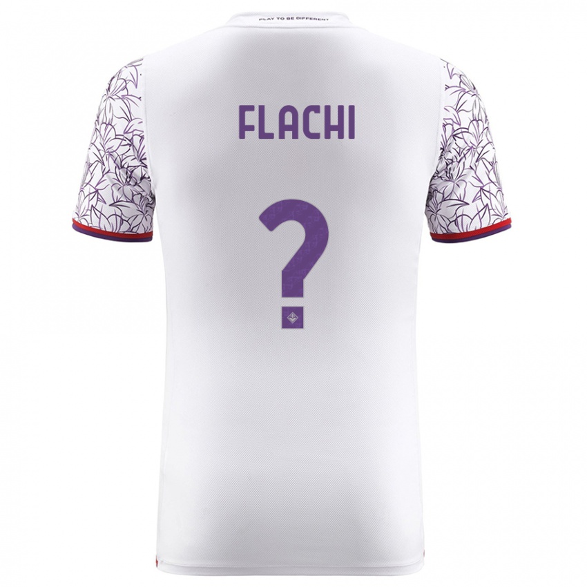 Hombre Camiseta Tommaso Flachi #0 Blanco 2ª Equipación 2023/24 La Camisa Argentina