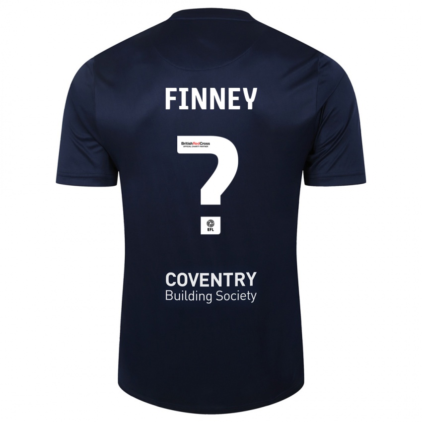 Hombre Camiseta Charlie Finney #0 Rojo Azul Marino 2ª Equipación 2023/24 La Camisa Argentina