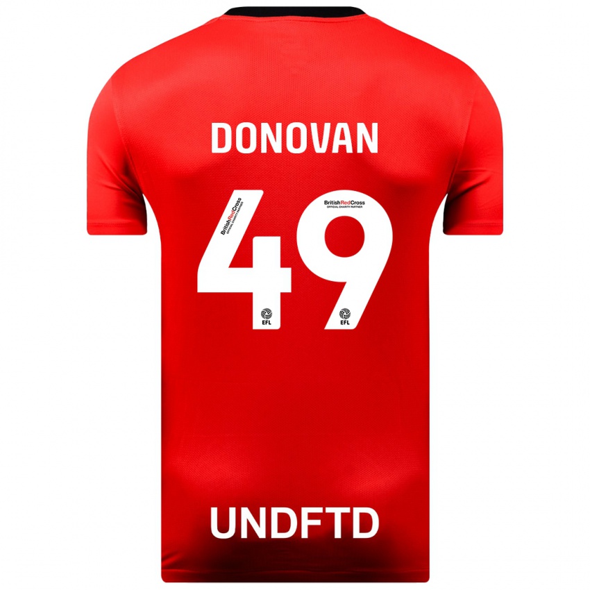 Hombre Camiseta Romelle Donovan #49 Rojo 2ª Equipación 2023/24 La Camisa Argentina