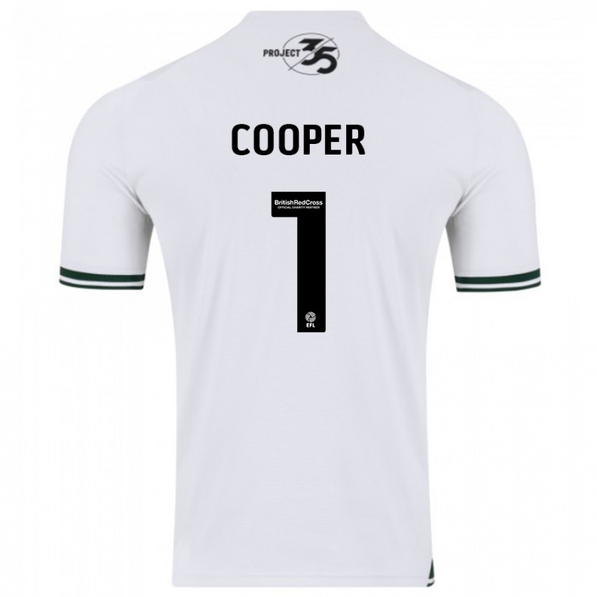 Hombre Camiseta Michael Cooper #1 Blanco 2ª Equipación 2023/24 La Camisa Argentina