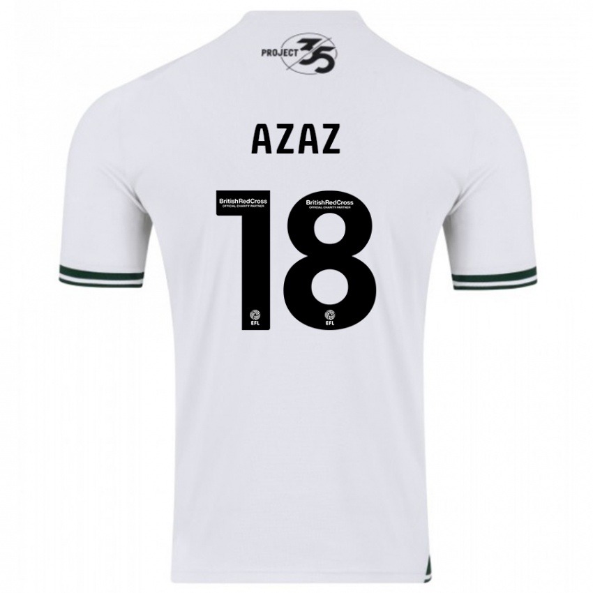 Hombre Camiseta Finn Azaz #18 Blanco 2ª Equipación 2023/24 La Camisa Argentina