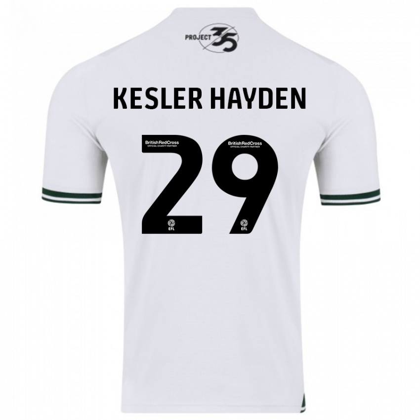 Hombre Camiseta Kaine Kesler-Hayden #29 Blanco 2ª Equipación 2023/24 La Camisa Argentina