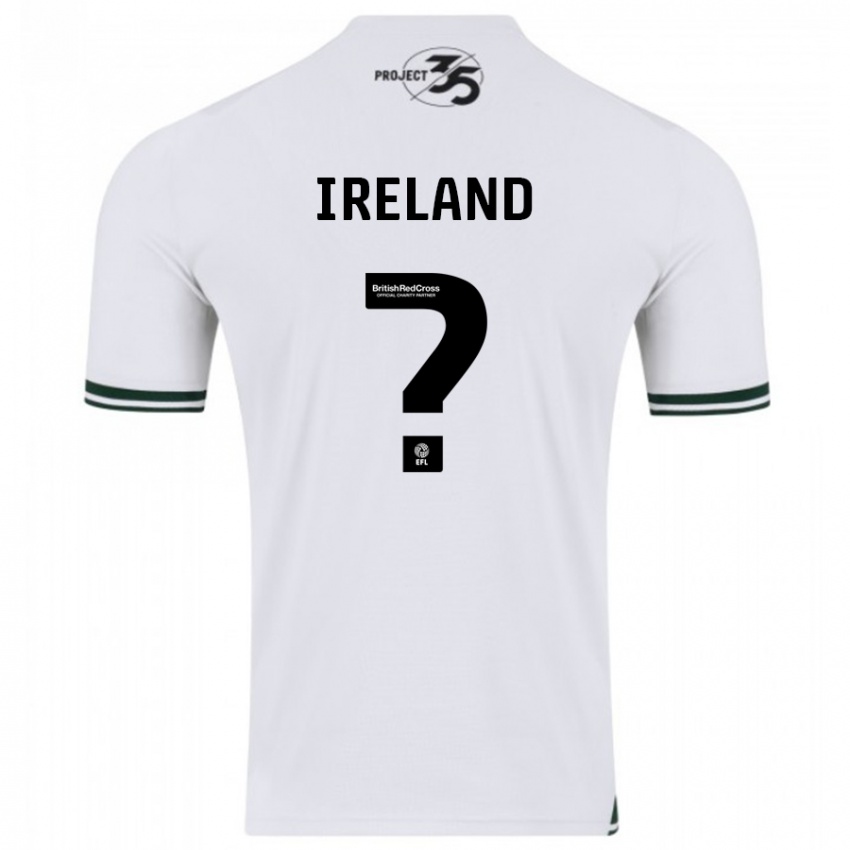 Hombre Camiseta Jensen Ireland #0 Blanco 2ª Equipación 2023/24 La Camisa Argentina