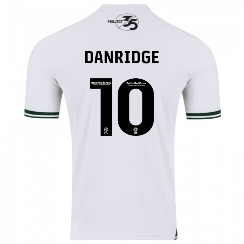 Hombre Camiseta Rebecca Danridge #10 Blanco 2ª Equipación 2023/24 La Camisa Argentina