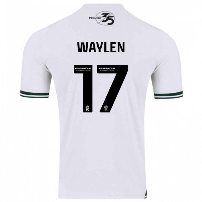 Hombre Camiseta Libby Waylen #17 Blanco 2ª Equipación 2023/24 La Camisa Argentina