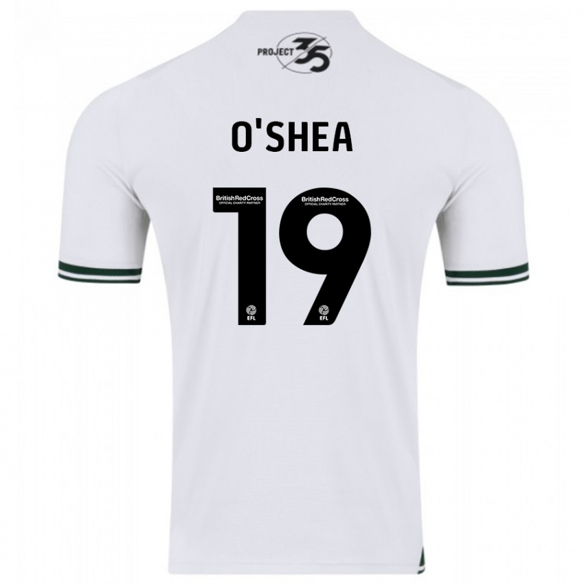 Hombre Camiseta Erin O'shea #19 Blanco 2ª Equipación 2023/24 La Camisa Argentina
