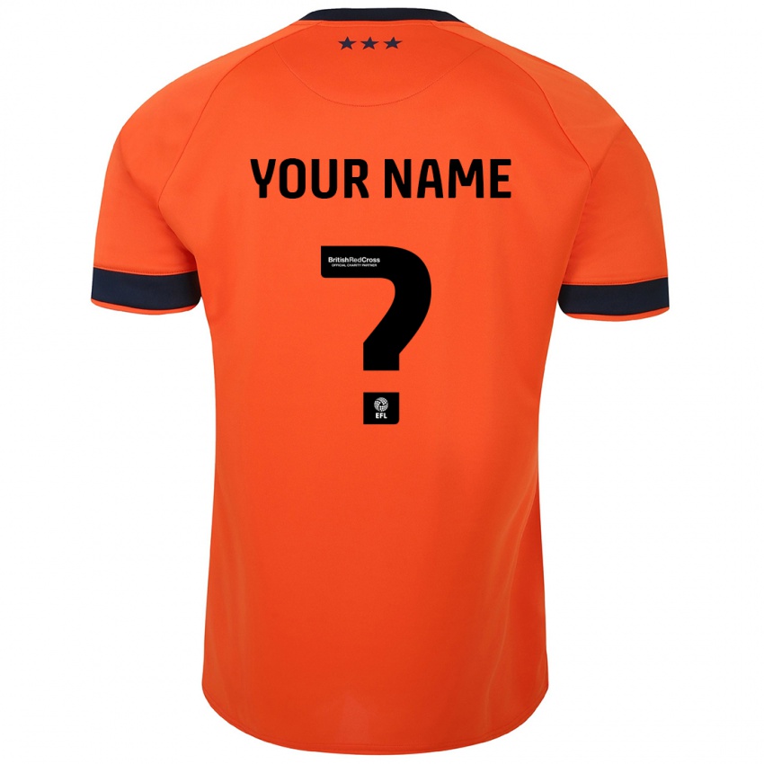 Hombre Camiseta Su Nombre #0 Naranja 2ª Equipación 2023/24 La Camisa Argentina