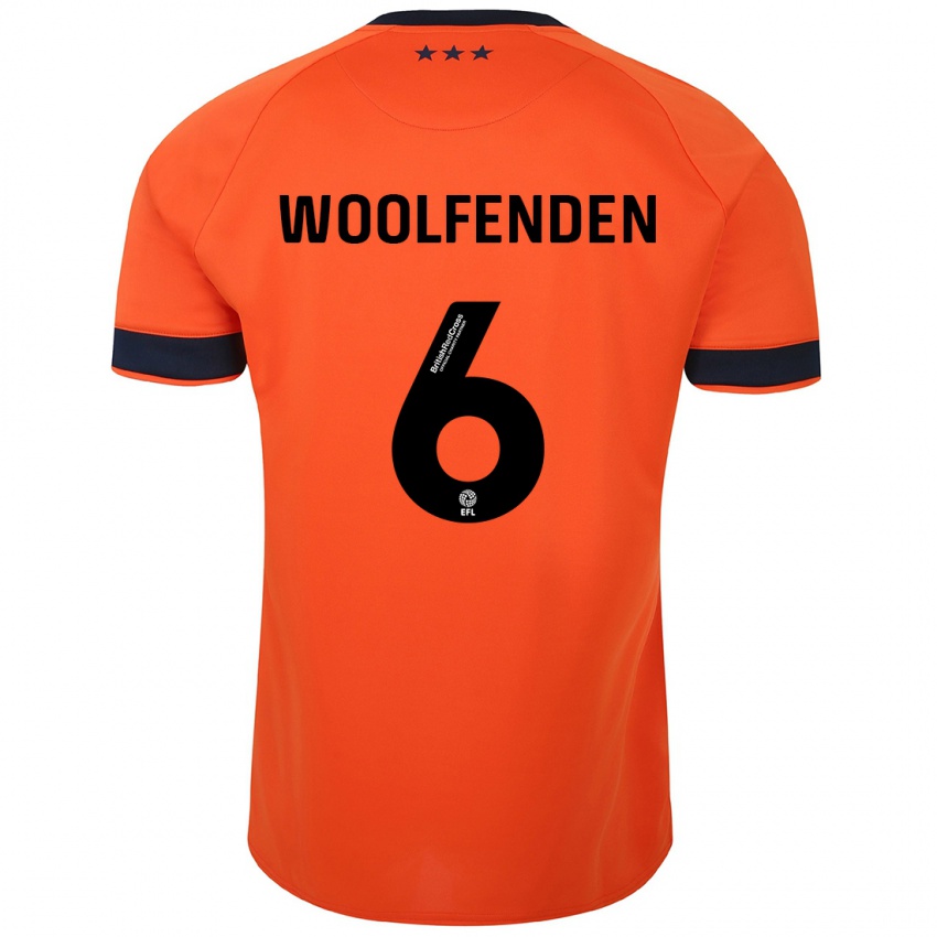 Hombre Camiseta Luke Woolfenden #6 Naranja 2ª Equipación 2023/24 La Camisa Argentina