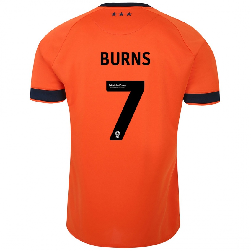 Hombre Camiseta Wes Burns #7 Naranja 2ª Equipación 2023/24 La Camisa Argentina