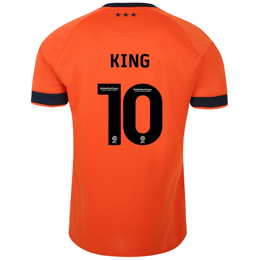 Hombre Camiseta Eloise King #10 Naranja 2ª Equipación 2023/24 La Camisa Argentina