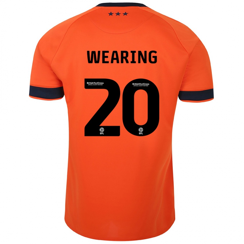 Hombre Camiseta Megan Wearing #20 Naranja 2ª Equipación 2023/24 La Camisa Argentina