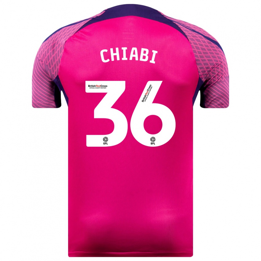 Hombre Camiseta Tom Chiabi #36 Morado 2ª Equipación 2023/24 La Camisa Argentina