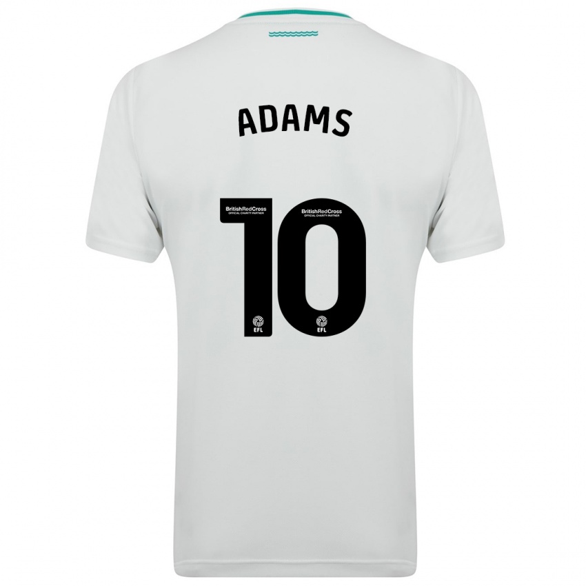Hombre Camiseta Che Adams #10 Blanco 2ª Equipación 2023/24 La Camisa Argentina
