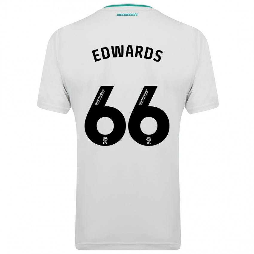 Hombre Camiseta Diamond Edwards #66 Blanco 2ª Equipación 2023/24 La Camisa Argentina
