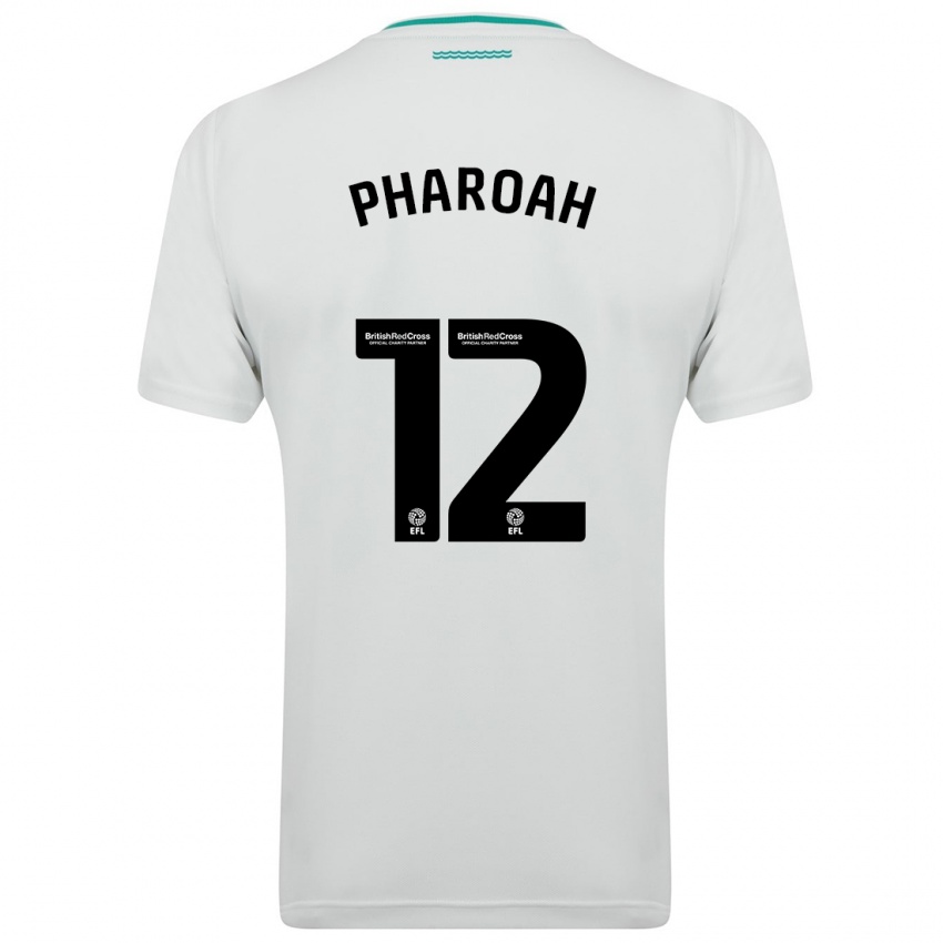 Hombre Camiseta Sophia Pharoah #12 Blanco 2ª Equipación 2023/24 La Camisa Argentina