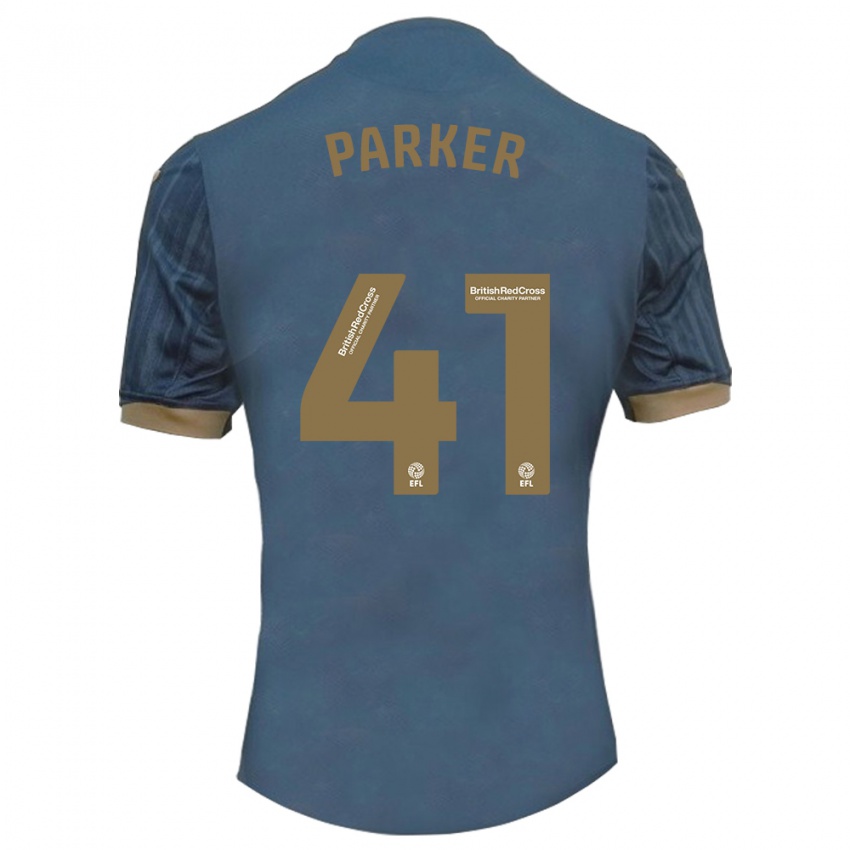 Hombre Camiseta Sam Parker #41 Verde Azulado Oscuro 2ª Equipación 2023/24 La Camisa Argentina