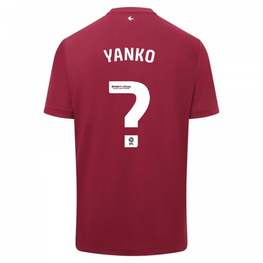 Hombre Camiseta Nativ Yanko #0 Rojo 2ª Equipación 2023/24 La Camisa Argentina