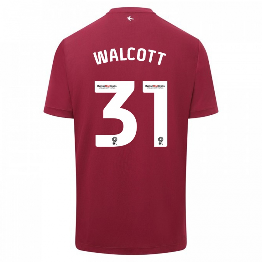 Hombre Camiseta Malachi Fagan Walcott #31 Rojo 2ª Equipación 2023/24 La Camisa Argentina
