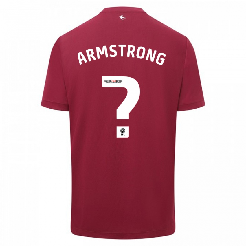 Hombre Camiseta Luke Armstrong #0 Rojo 2ª Equipación 2023/24 La Camisa Argentina