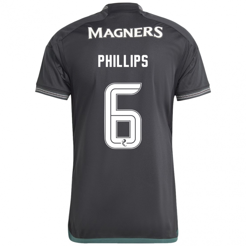 Hombre Camiseta Nathaniel Phillips #6 Negro 2ª Equipación 2023/24 La Camisa Argentina