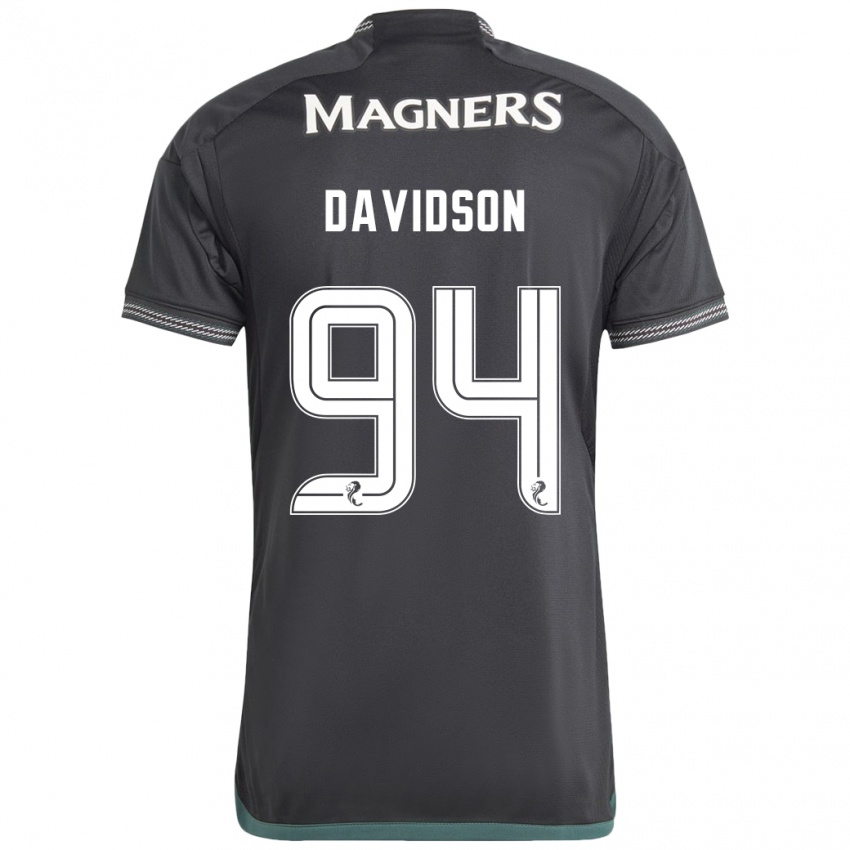 Hombre Camiseta Bruno Davidson #94 Negro 2ª Equipación 2023/24 La Camisa Argentina