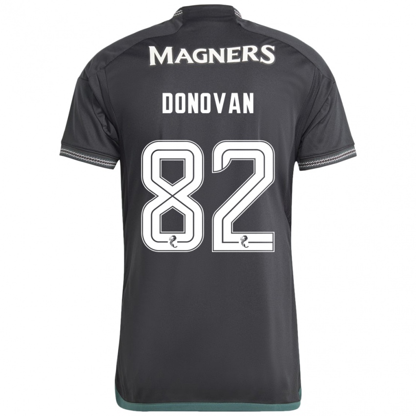 Hombre Camiseta Colby Donovan #82 Negro 2ª Equipación 2023/24 La Camisa Argentina