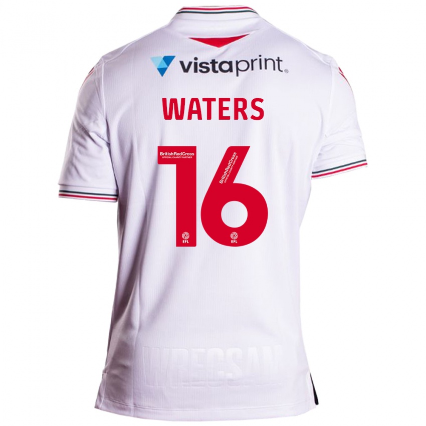 Hombre Camiseta Billy Waters #16 Blanco 2ª Equipación 2023/24 La Camisa Argentina