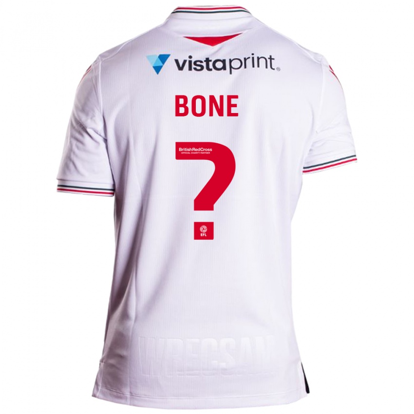 Hombre Camiseta Kai Bone #0 Blanco 2ª Equipación 2023/24 La Camisa Argentina