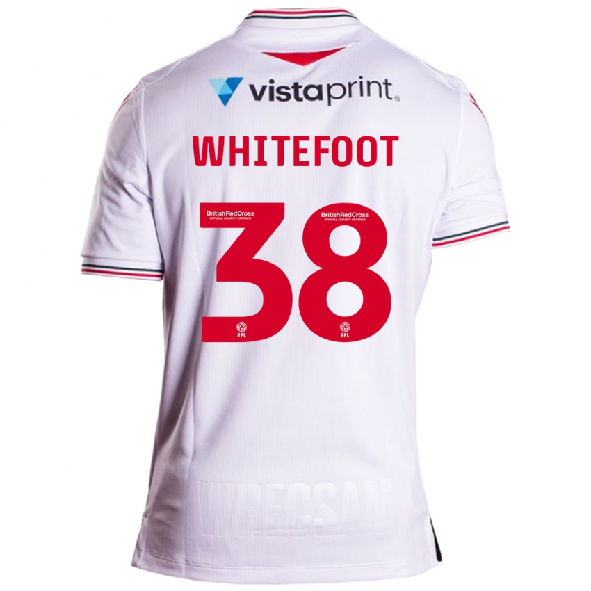 Hombre Camiseta Lily Whitefoot #38 Blanco 2ª Equipación 2023/24 La Camisa Argentina